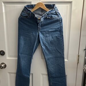 Abercrombie & Fitch Women's Straight Leg Blue Jeans
